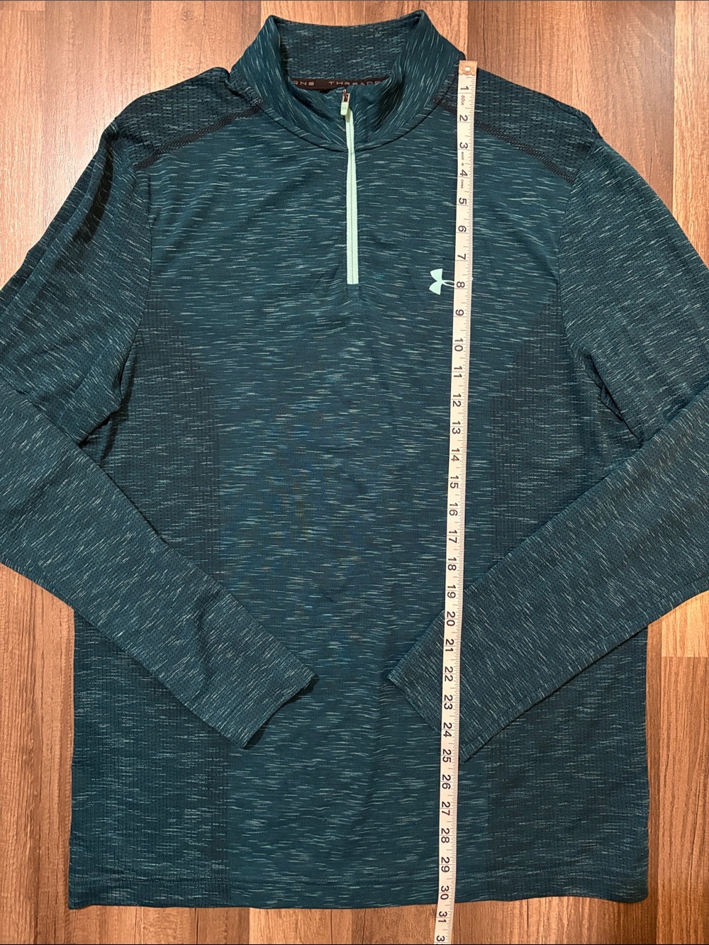 UA Threadborne Fitted Quarter Zip - Picture 5 of 7